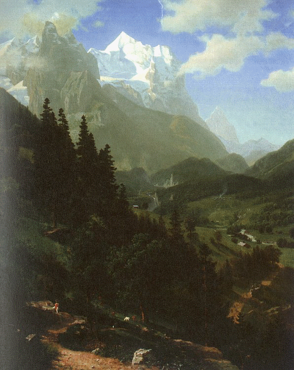 Albert Bierstadt The Wetterhorn